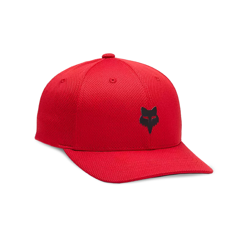 Fox Head Youth Lithotype 110 Snapback-One Size-Flame Red-BRINK
