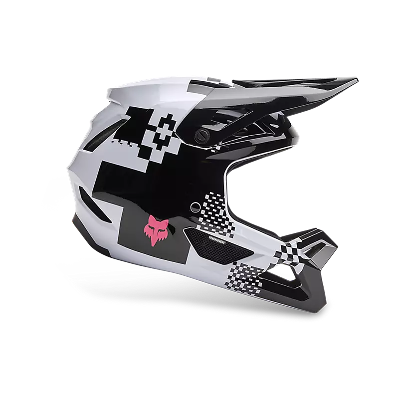 Fox Head Youth Rampage Helmet 2025-YS-Digi Image Black/White-BRINK