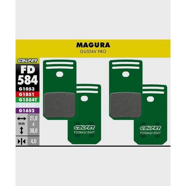 Galfer Pro Disc Brake Pads-Magura Gustav Pro-Steel-BRINK