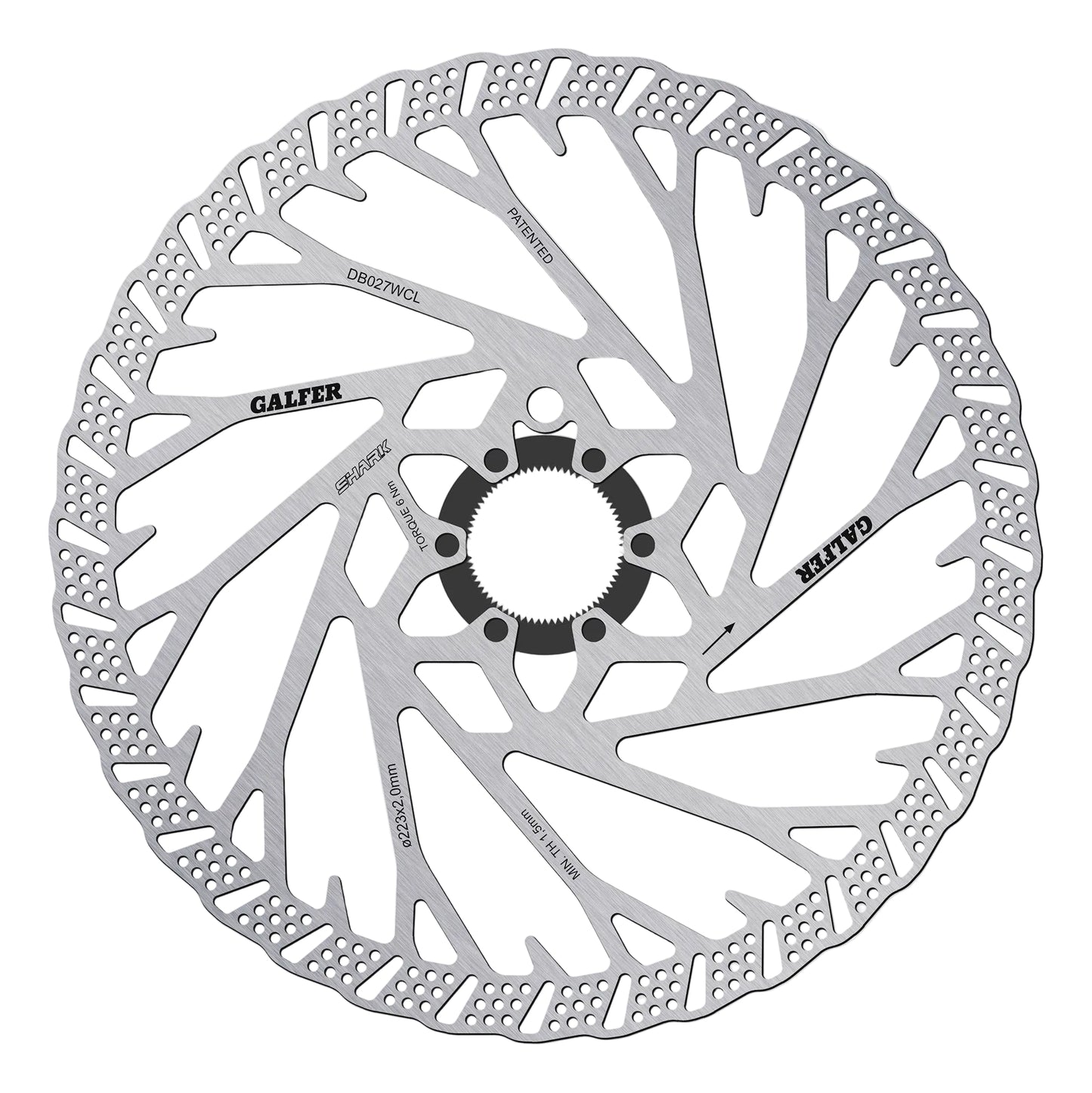Galfer Shark Rotor-Centre Lock-223 x 2.0mm-BRINK