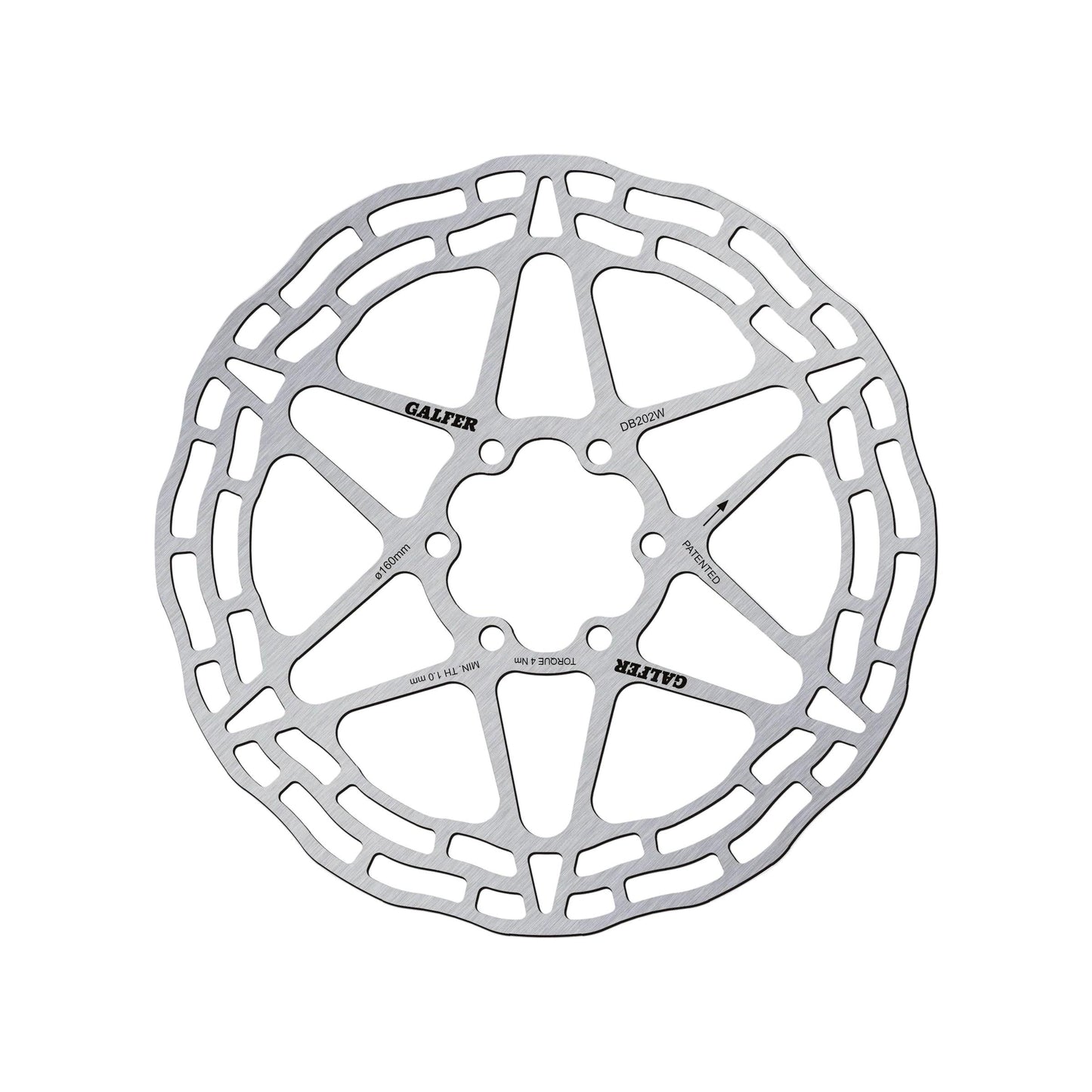 Galfer Wave Trials Rotor-6 Bolt-160 x 1.8mm-BRINK