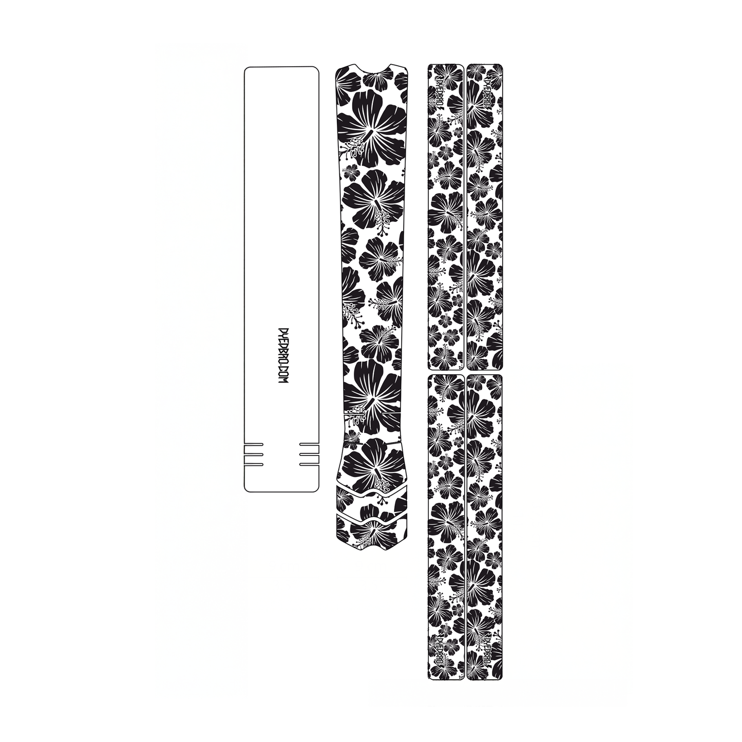 DYEDBRO Hawaiian Flowers