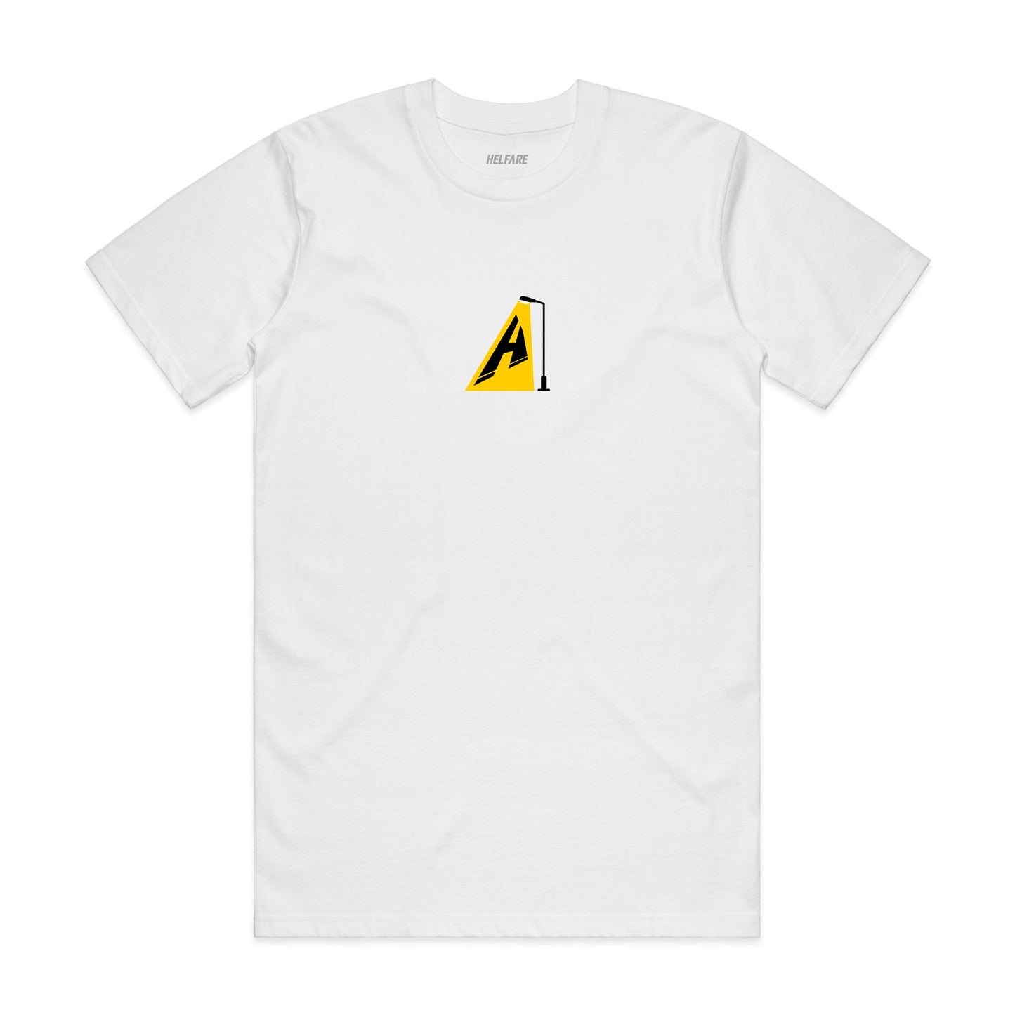 Helfare Ride Until Dark Tee-S-White-BRINK