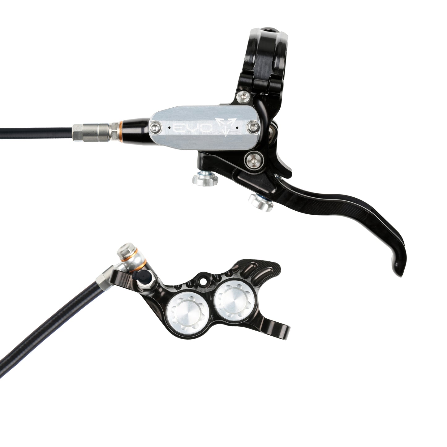 Hope EVO GR4 Disc Brake-Left-Black / Silver-Black-BRINK