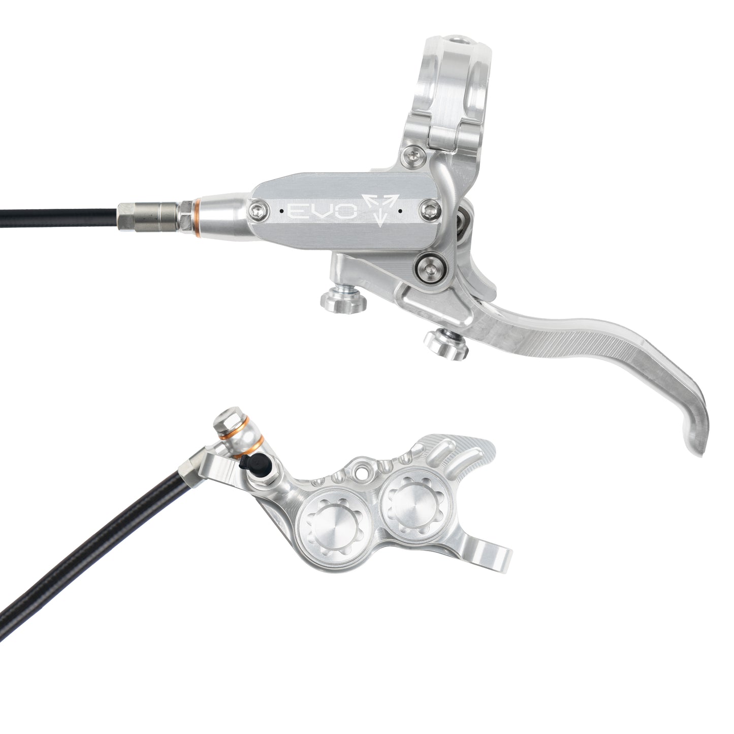 Hope EVO GR4 Disc Brake-Left-Silver / Silver-Black-BRINK