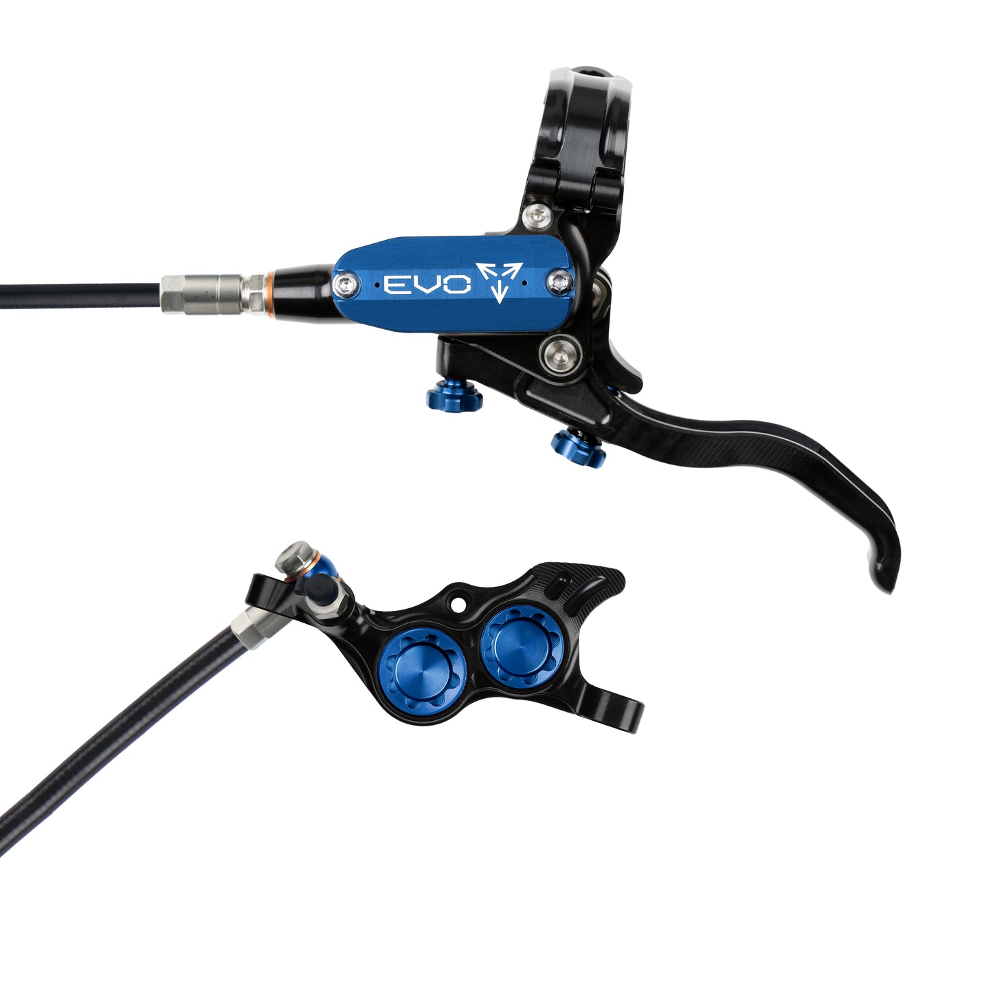 Hope EVO TR4 Disc Brake-Left-Black / Blue-Black-BRINK
