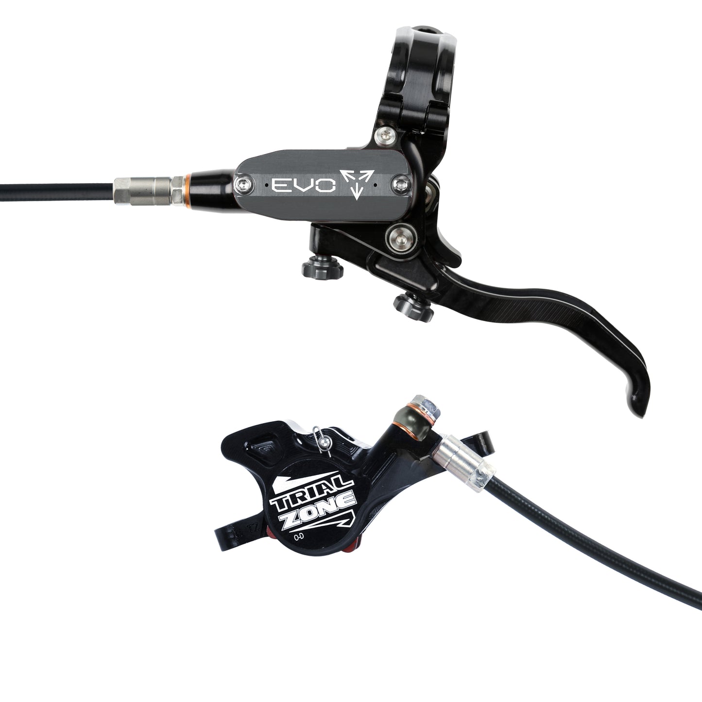 Hope EVO Trial Zone No.9 Disc Brake-Left-Smoke-Black-BRINK
