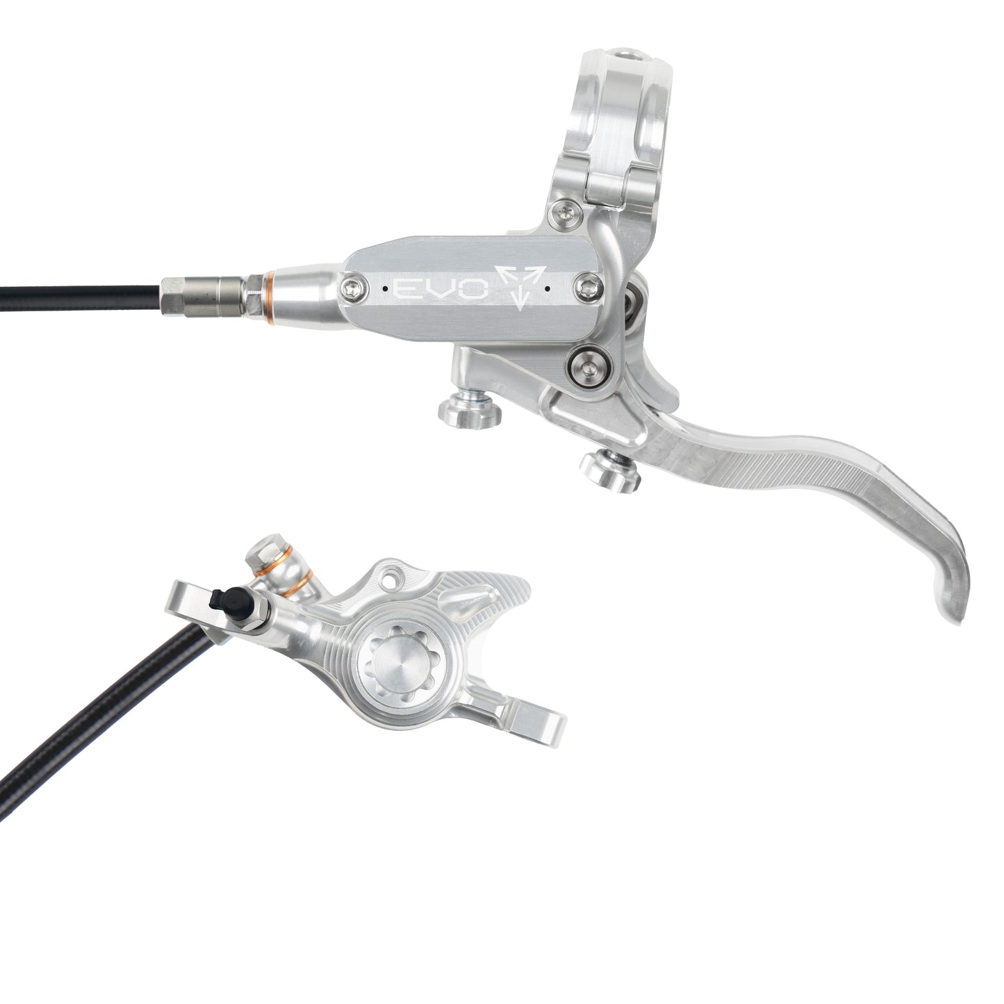 Hope EVO X2 Disc Brake-Left-Silver / Silver-Black-BRINK