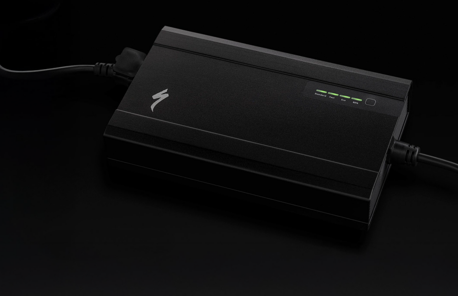 The Levo 4 comes with an excellent 5 amp, 200 watt charger. If you want to charge faster
than any bike on the planet, we offer an aftermarket 12 amp, 700 watt Smart Charger. It
charges the 840Wh battery from 0-80% in less than one hour. It also offers an Eco mode for
energy efficient charging. The charge-to-80% function increases battery life when storing
your Levo 4, or when a full charge is not needed.