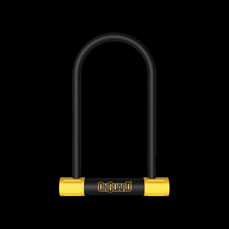 OnGuard Bulldog Lock-292mm-Black / Yellow-Silver-BRINK