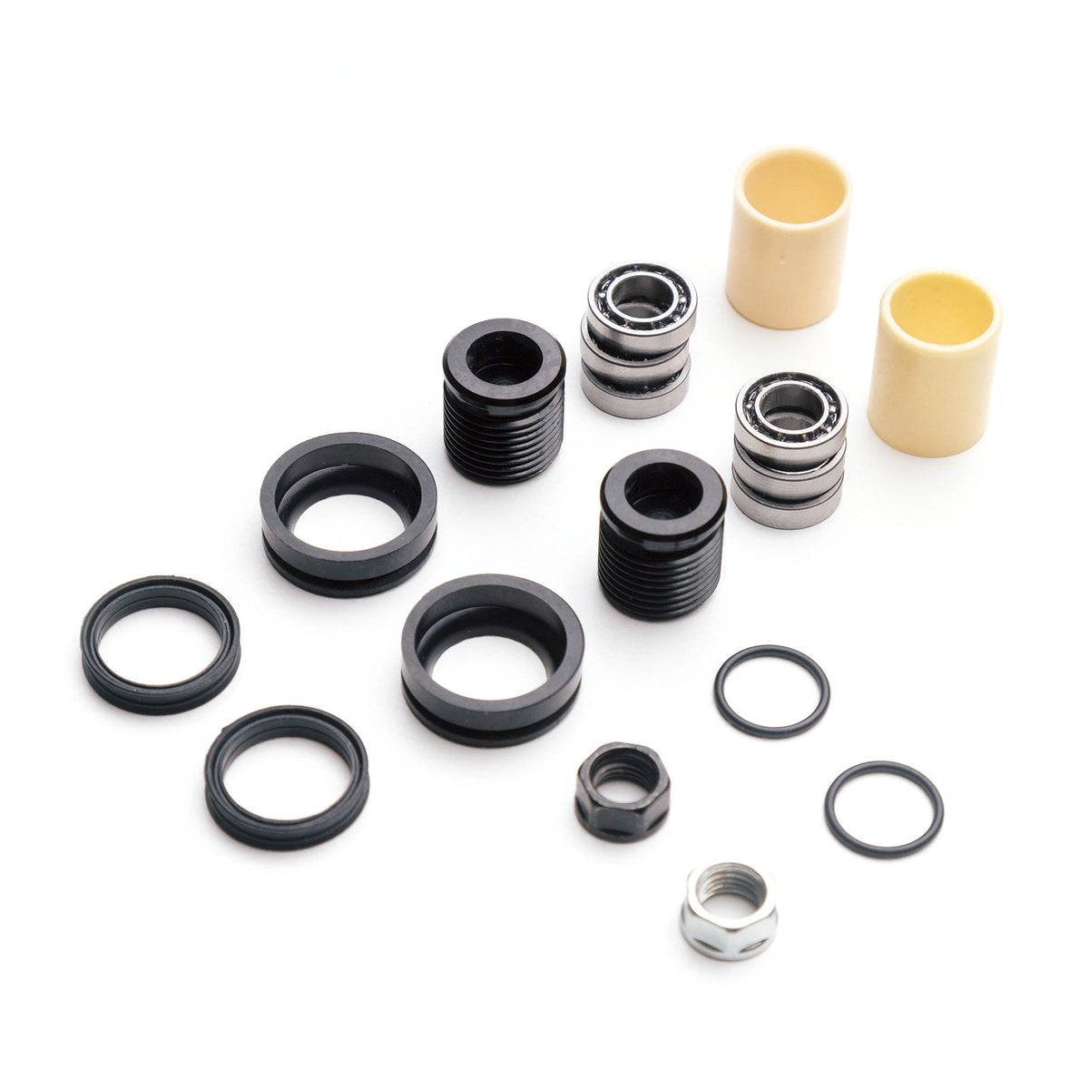 OneUp Clip and Wave Pedal rebuild-kit bearings, bushes, seals and nuts