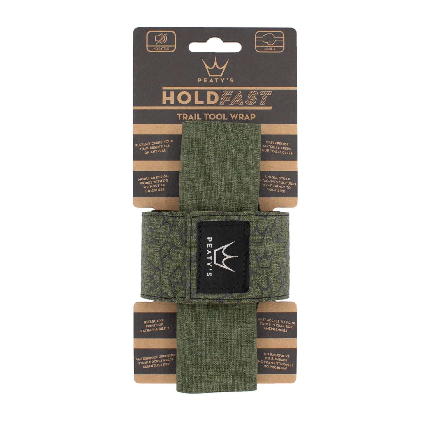 Peatys Holdfast Trail Tool Wrap-Moss Green-BRINK