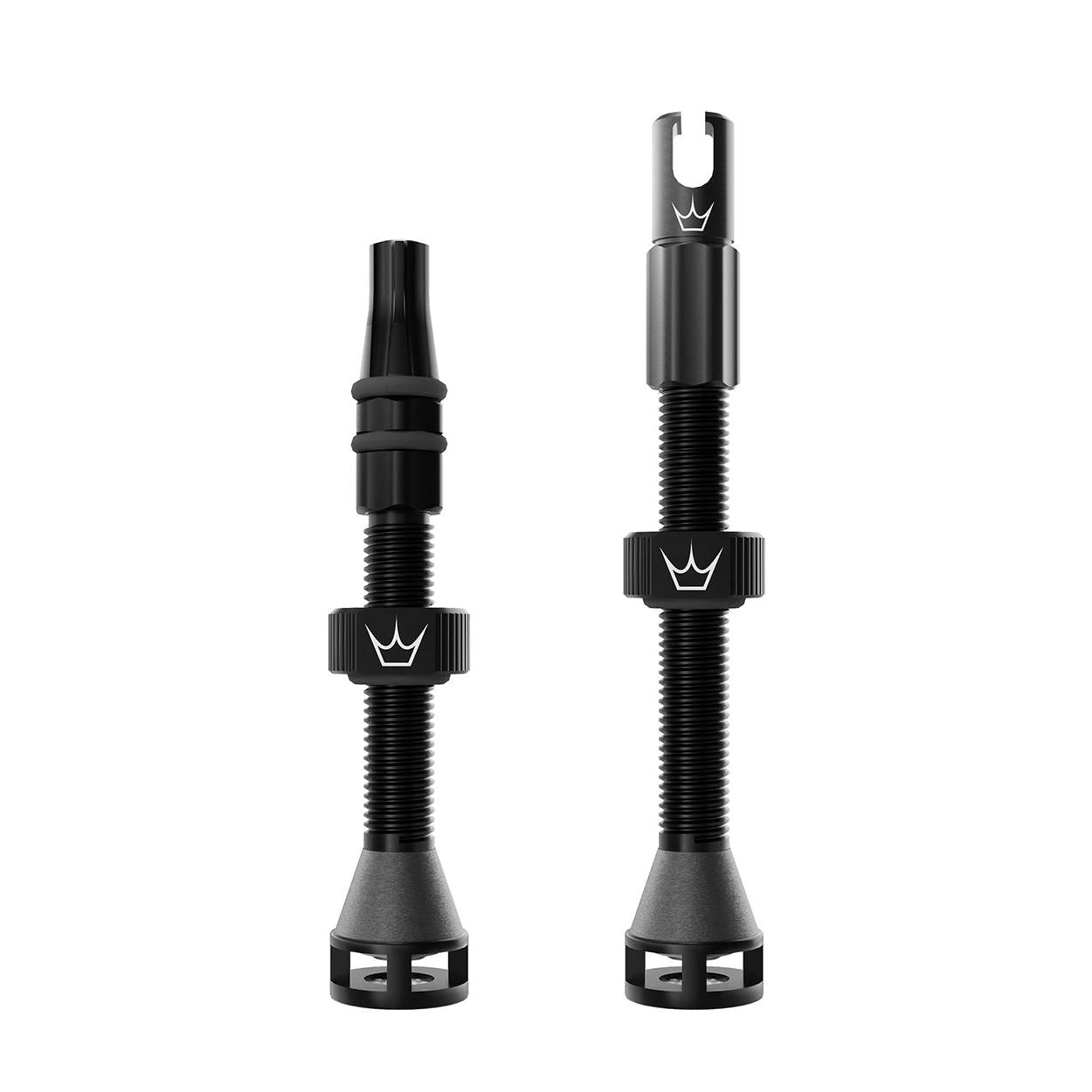 Peatys Holeshot Fast Flow Tubeless Valves-MX 42/60mm-Black-BRINK