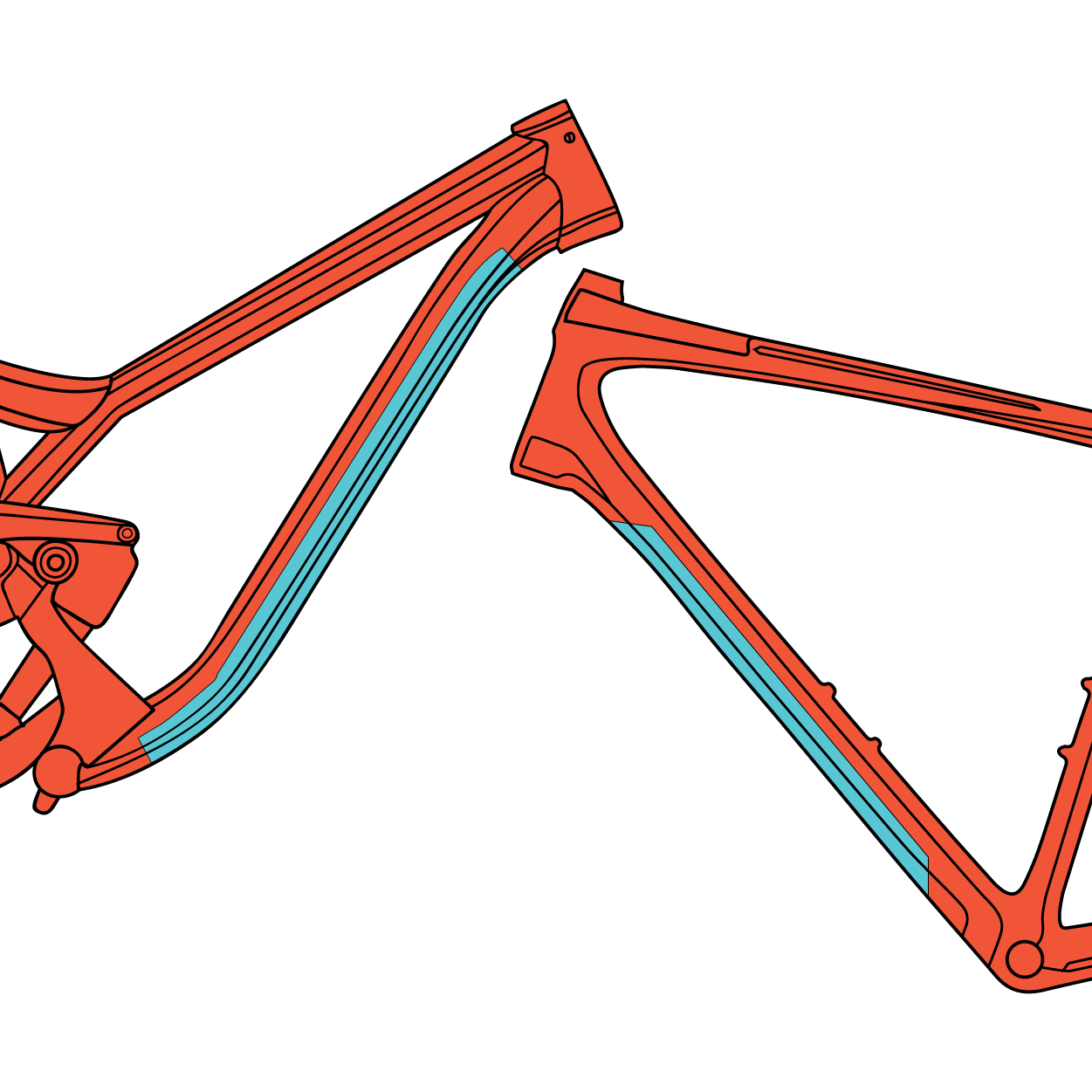 RideWrap Downtube Protection-BRINK