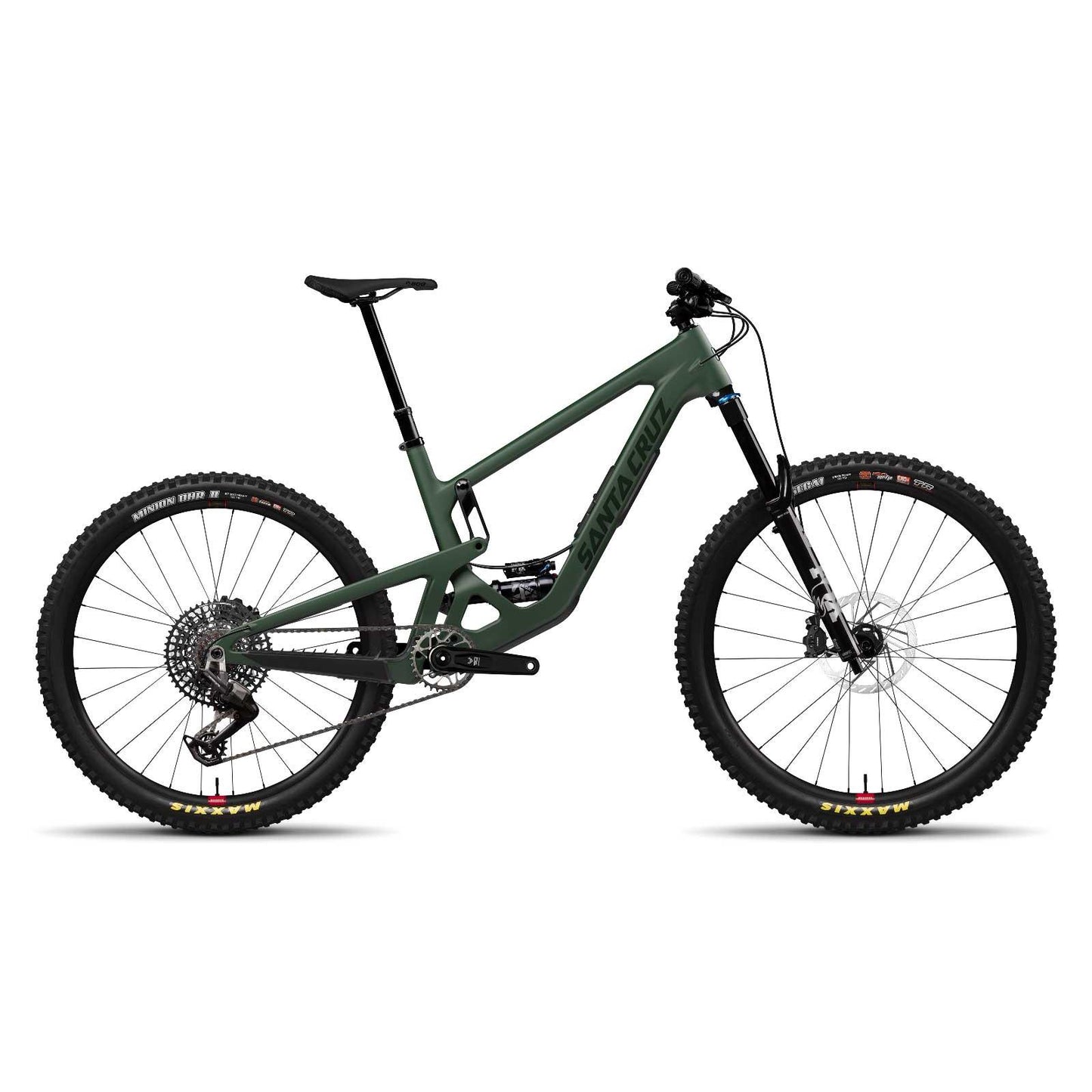 Santa Cruz Bronson 5 Carbon Ex-Demo-#01 - M / Green / C 90-BRINK