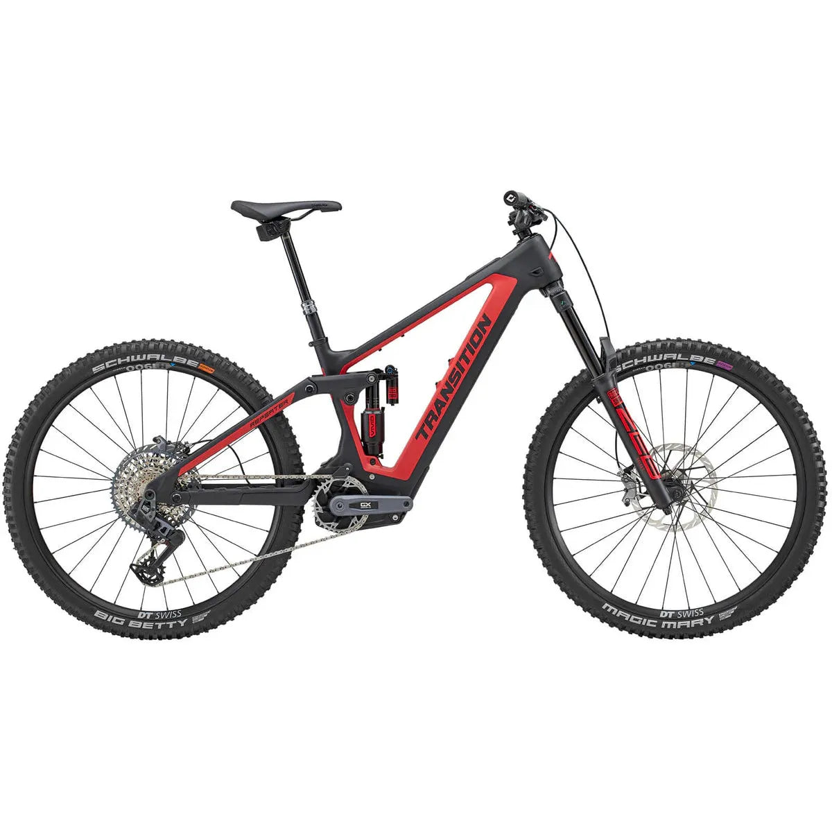 Transition Repeater Powertrain Carbon-S-Bonfire Red-X0 AXS-BRINK