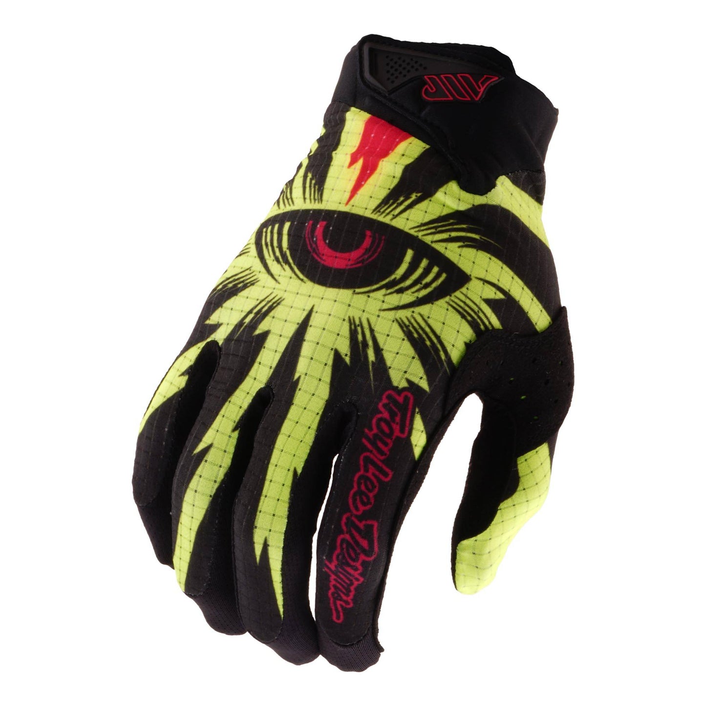 Troy Lee Designs Air Glove 2026-S-Cyclops Black / Flo Yellow-BRINK