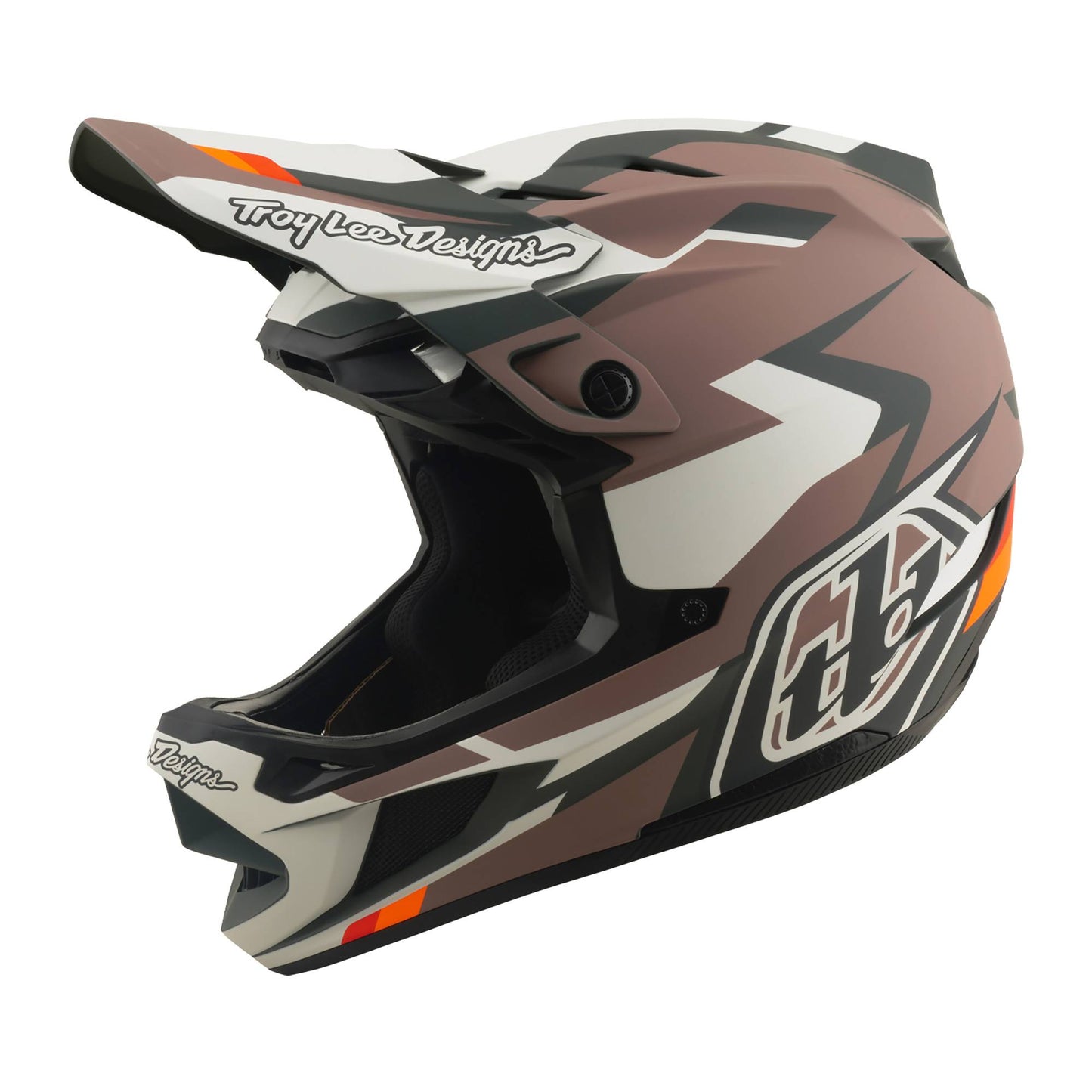 Troy Lee Designs D4 Polyacrylite Helmet 2026-XS-Roamer Clay-BRINK