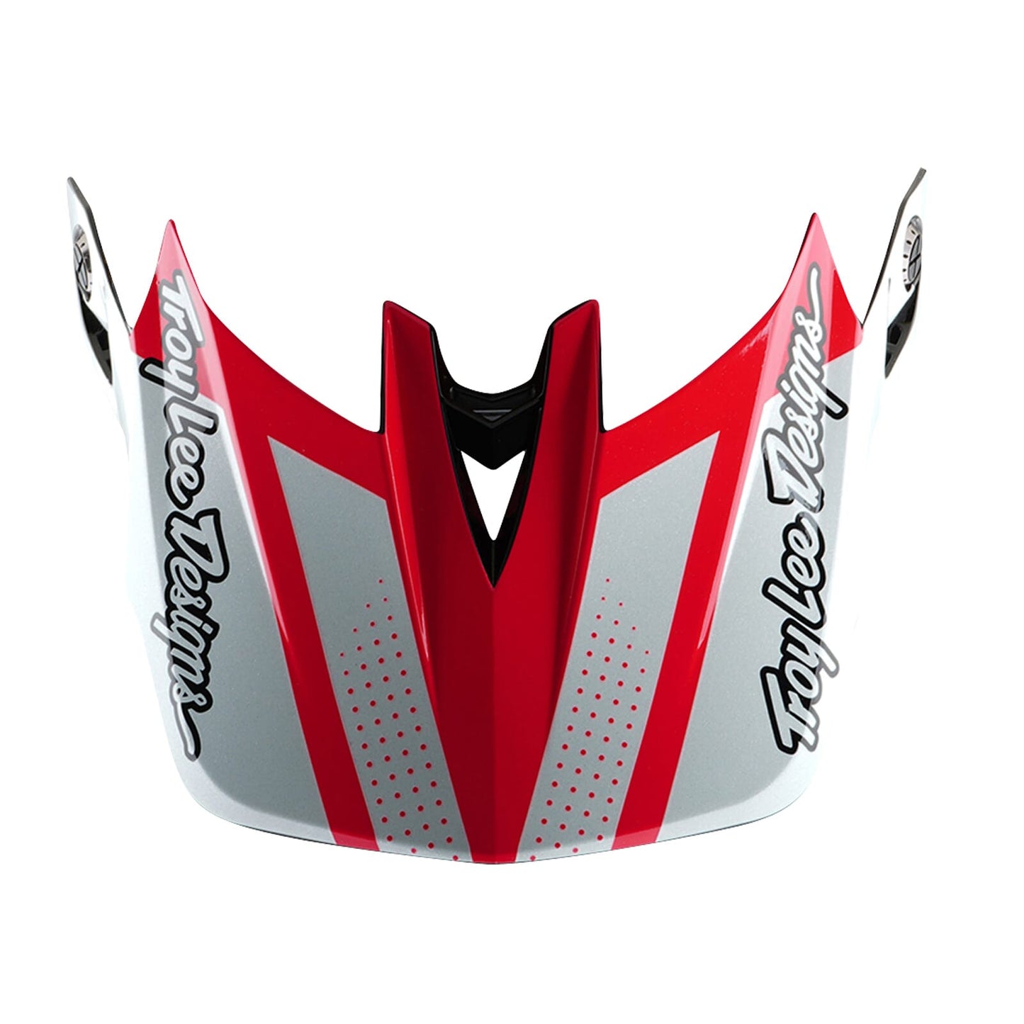 Troy Lee Designs D4 Visor 2025-Drip White-BRINK