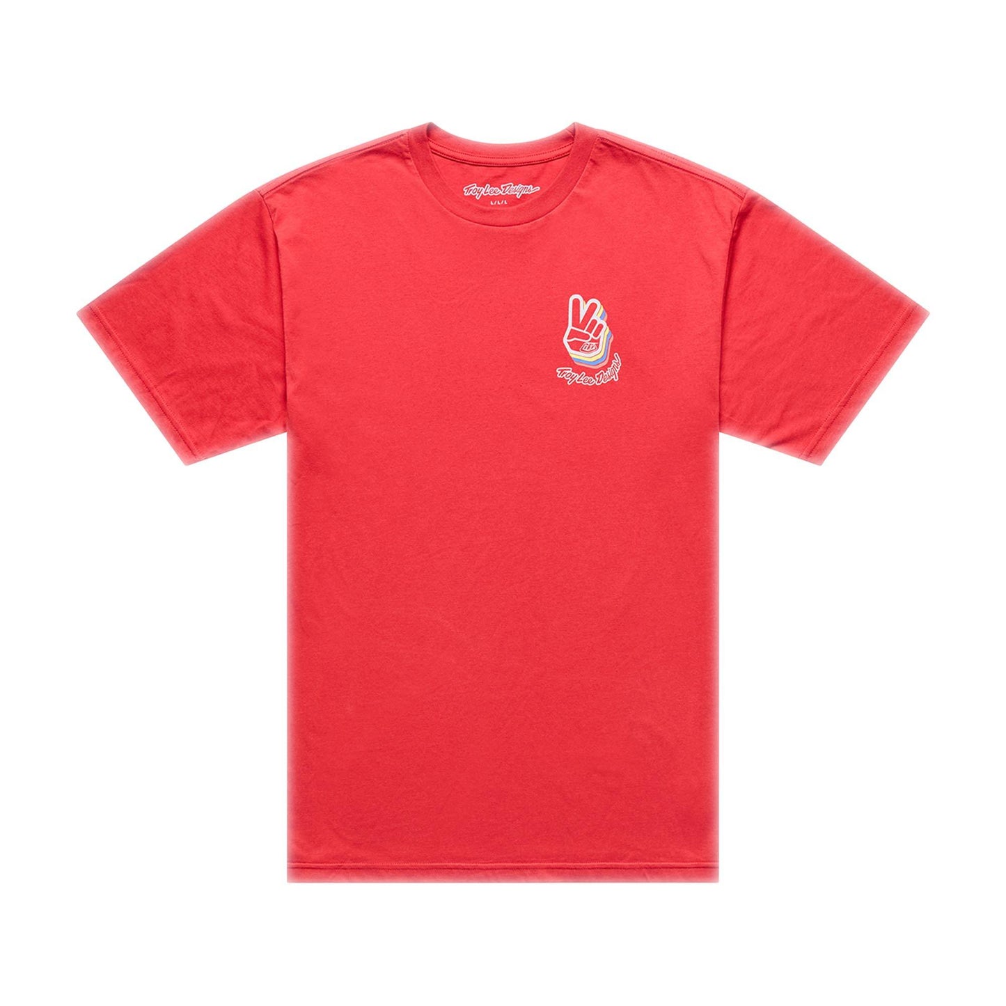 Troy Lee Designs Deuces SS Tee 2026-S-Scarlet-BRINK