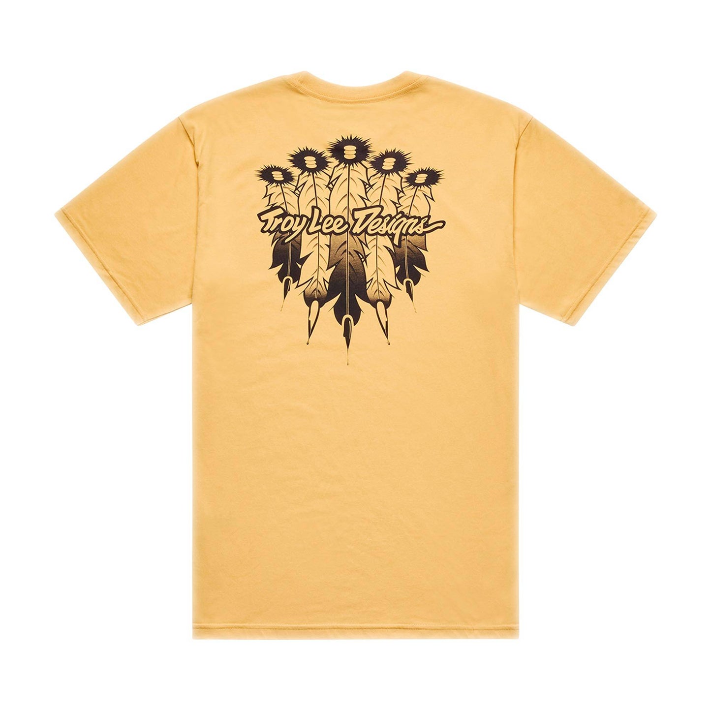 Troy Lee Designs Feather SS Tee 2026-S-Bleached Melon-BRINK