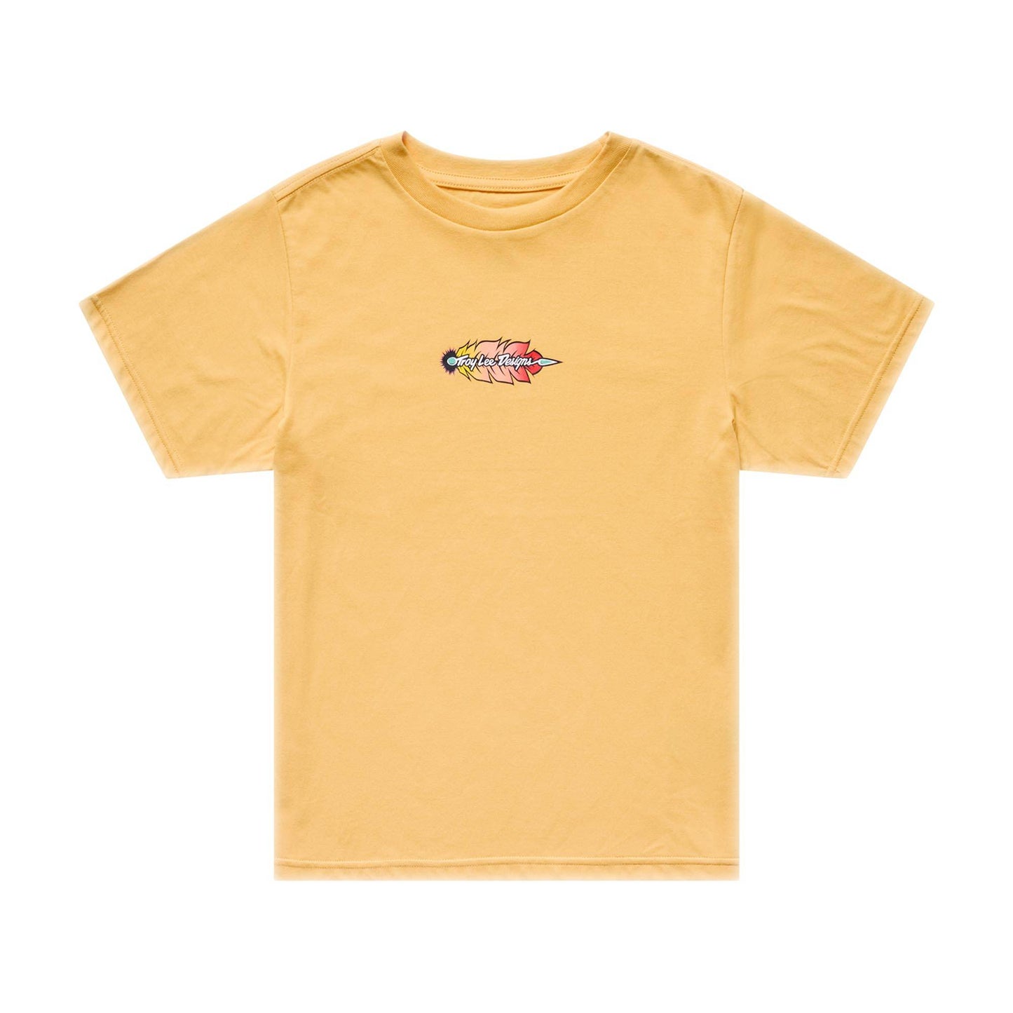 Troy Lee Designs Featherlite Womens SS Tee 2026-S-Bleached Melon-BRINK