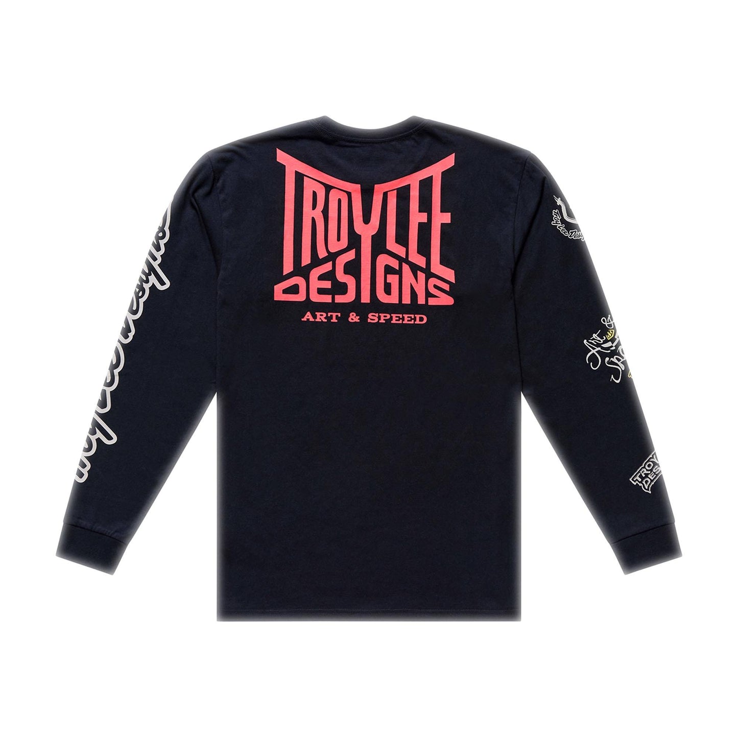 Troy Lee Designs Handlebar LS Tee 2026-S-Black-BRINK