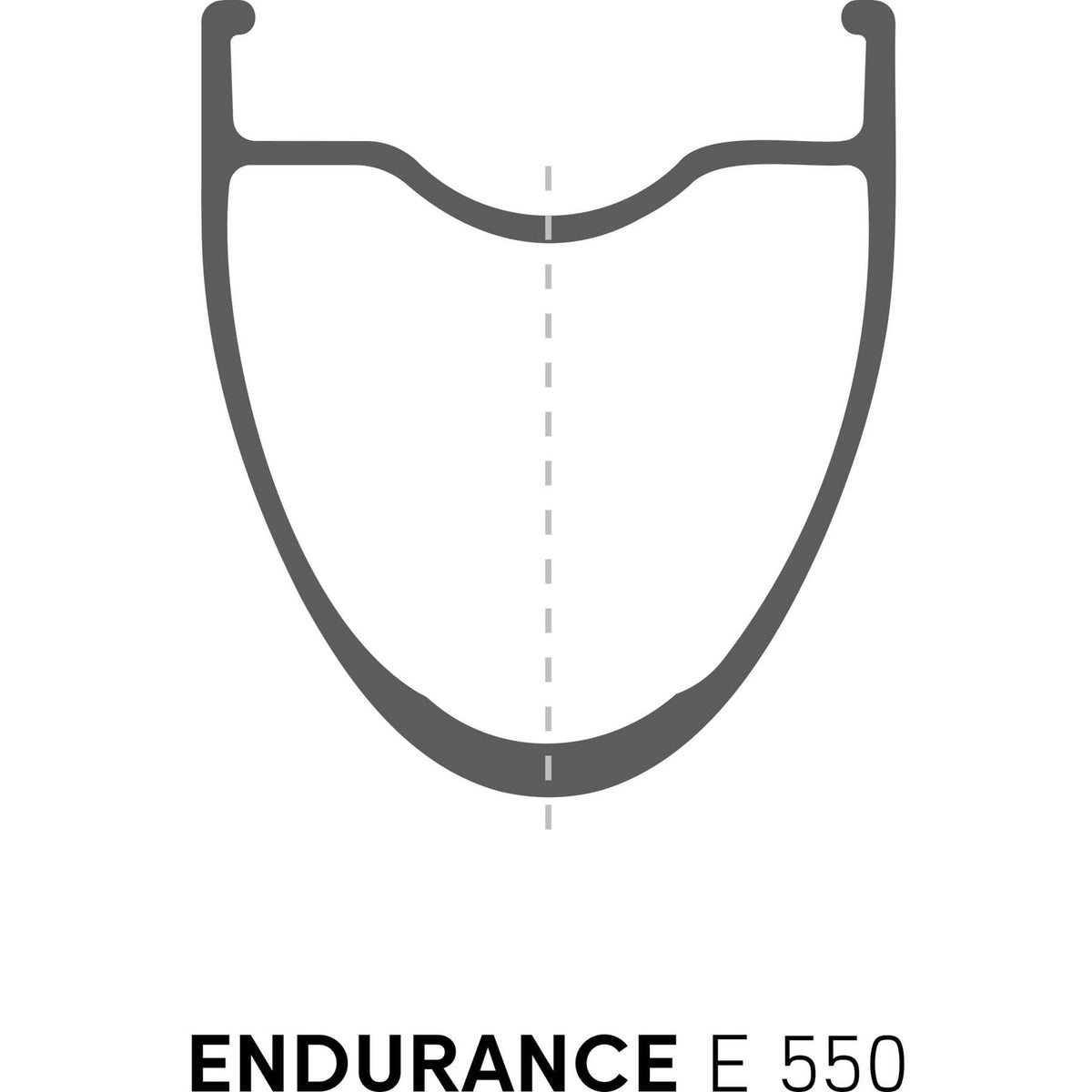 DT Swiss E 550 DB Rim - technical diagram