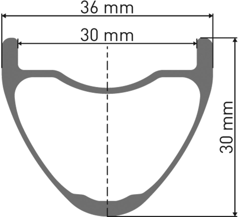 DT Swiss XMC 1501 SPLINE Gen 3 30 mm 6-Bolt Ratchet DEG Rear Wheel - technical diagram