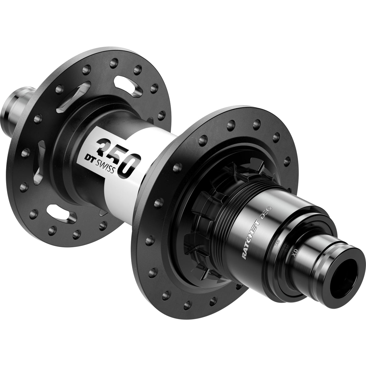 DT Swiss 350 Ratchet DEG Classic 6-Bolt Rear Hub - product view