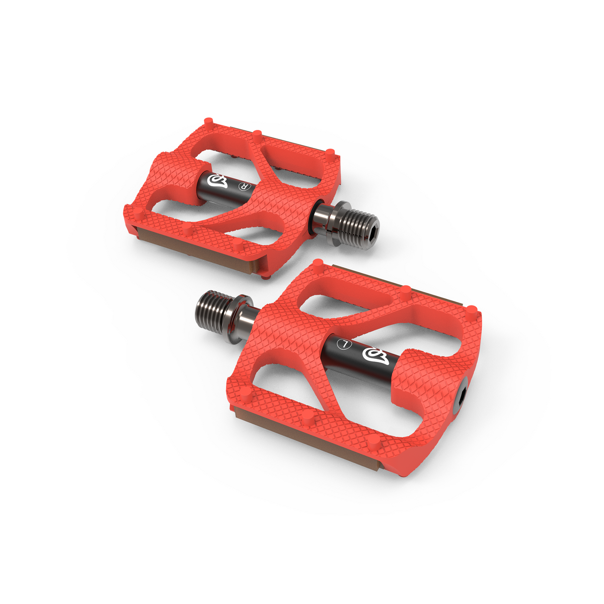 Early Rider P1 Resin Platform Pedals - Red