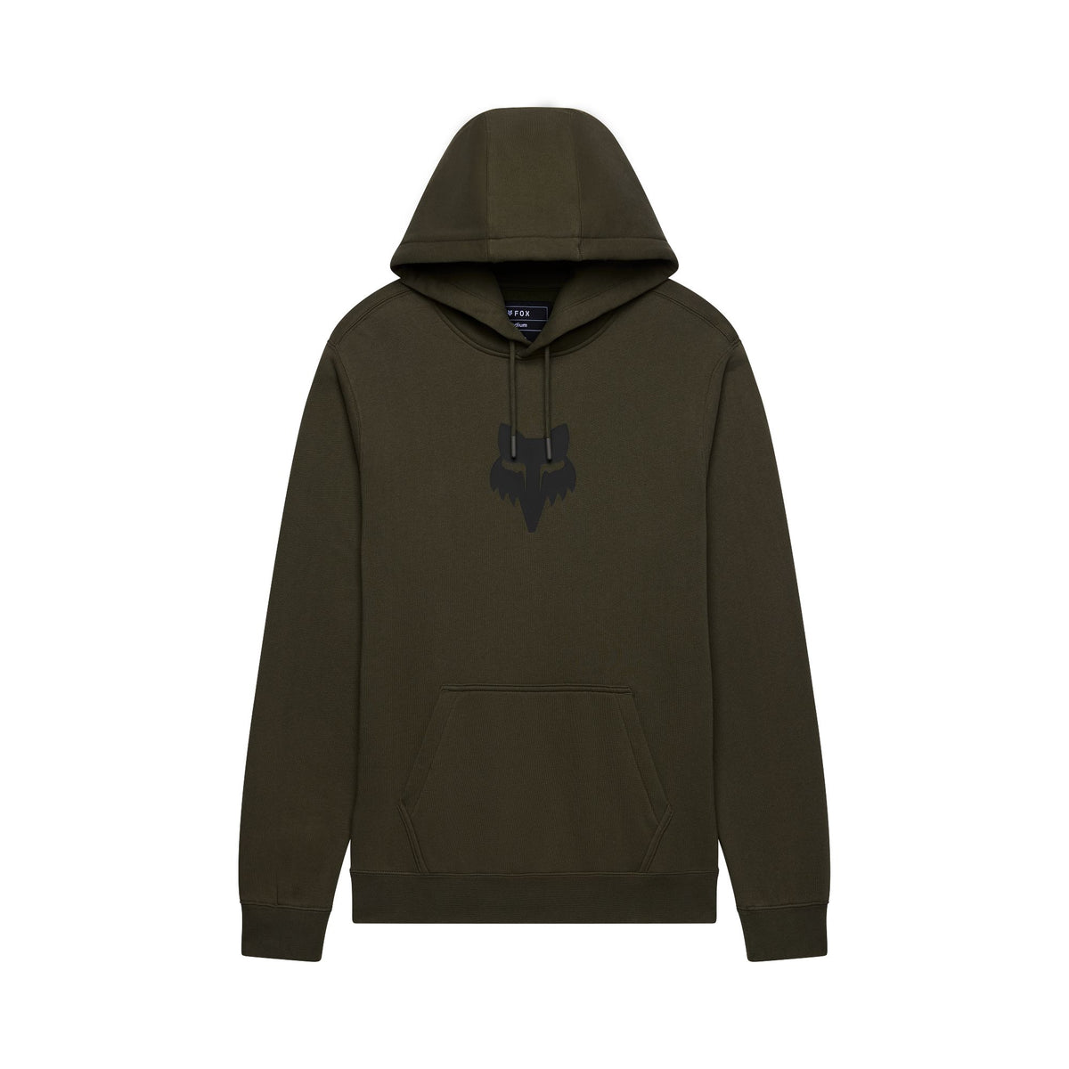 Fox Head Pullover Hoodie — OLIVE GREEN