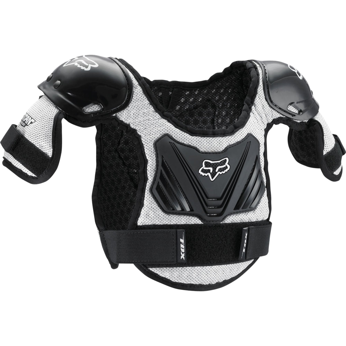 Fox Head Peewee Titan Roost Deflector — BLACK/SILVER