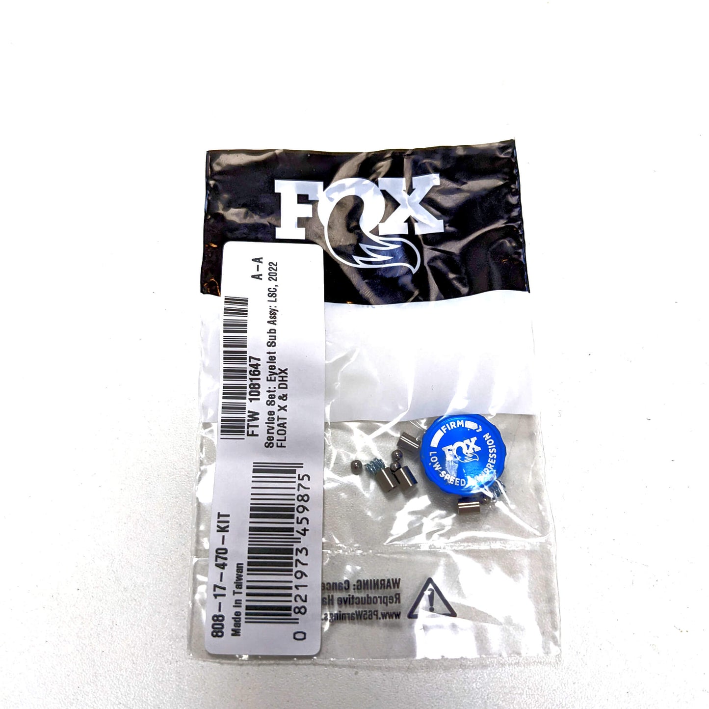 FOX Shock Float X & DHX LSC Eyelet Assembly 2022-BRINK