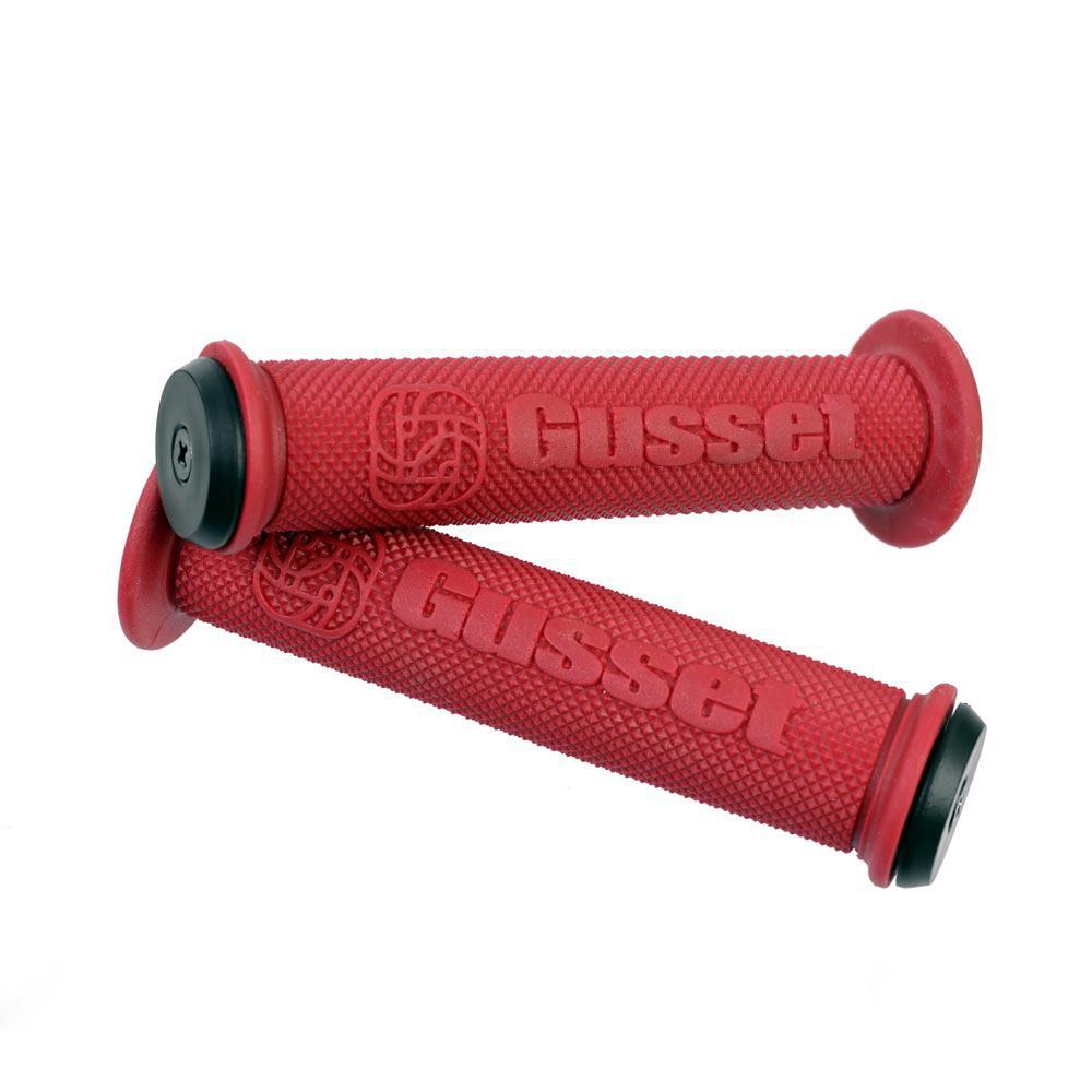 Gusset File Grips-135mm-Red-BRINK