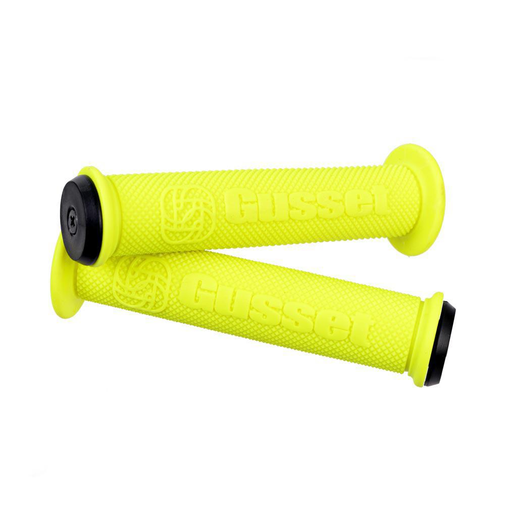 Gusset File Grips-135mm-Yellow-BRINK