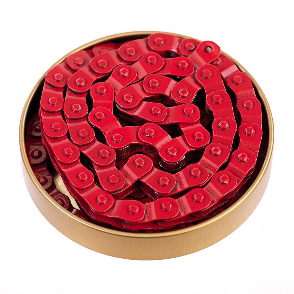 Gusset Slink Link Chain-1/8"-Red-BRINK