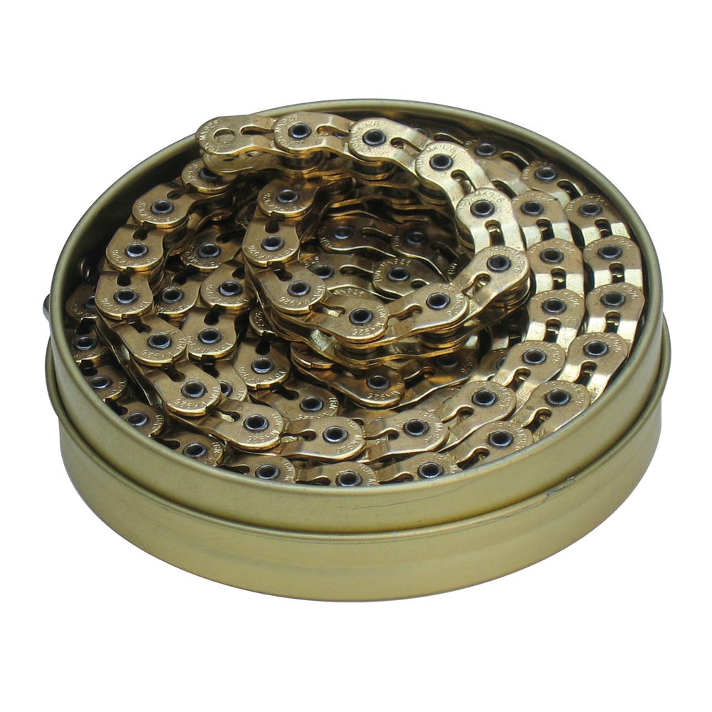 Gusset Slink Link Chain-3/32"-Gold-BRINK