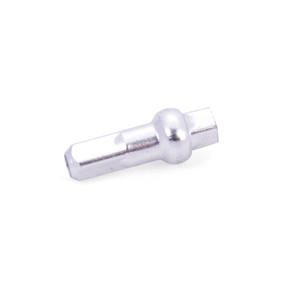 Halo Aero Nipples-14g 12mm-Silver-Aluminium-BRINK