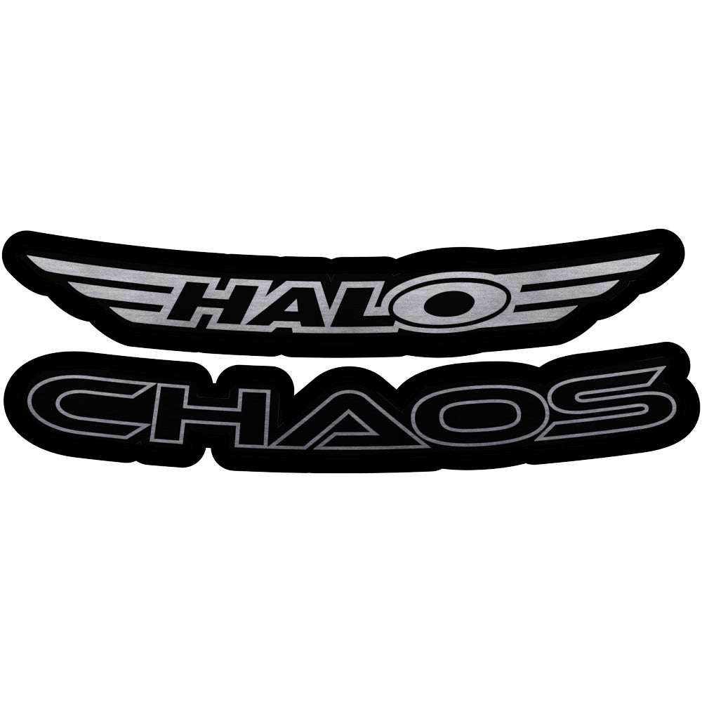 Halo Chaos Rim Decals-Silver-BRINK