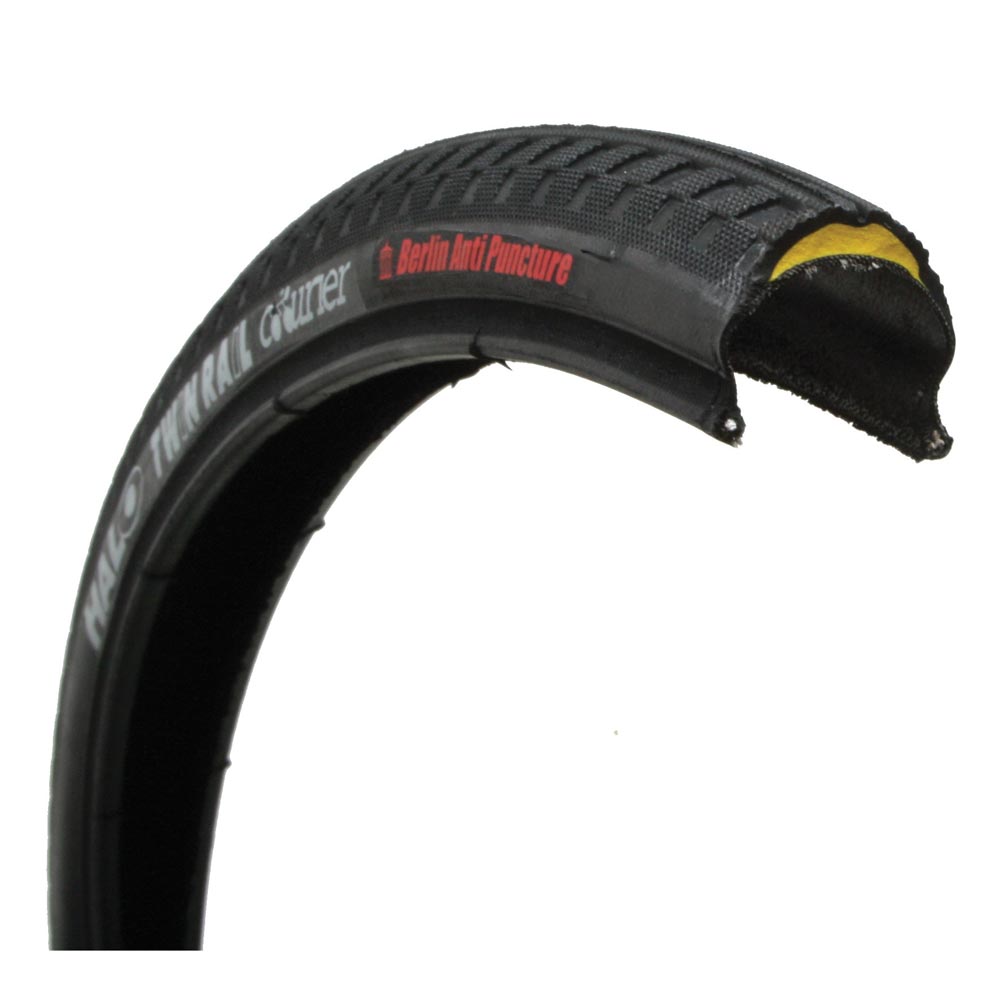 Halo Courier Berlin Tyre-700cc x 24mm-Black-BRINK