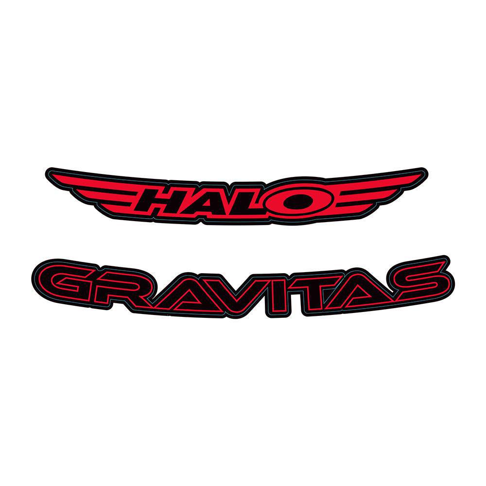 Halo Gravitas Rim Decals-Red-BRINK