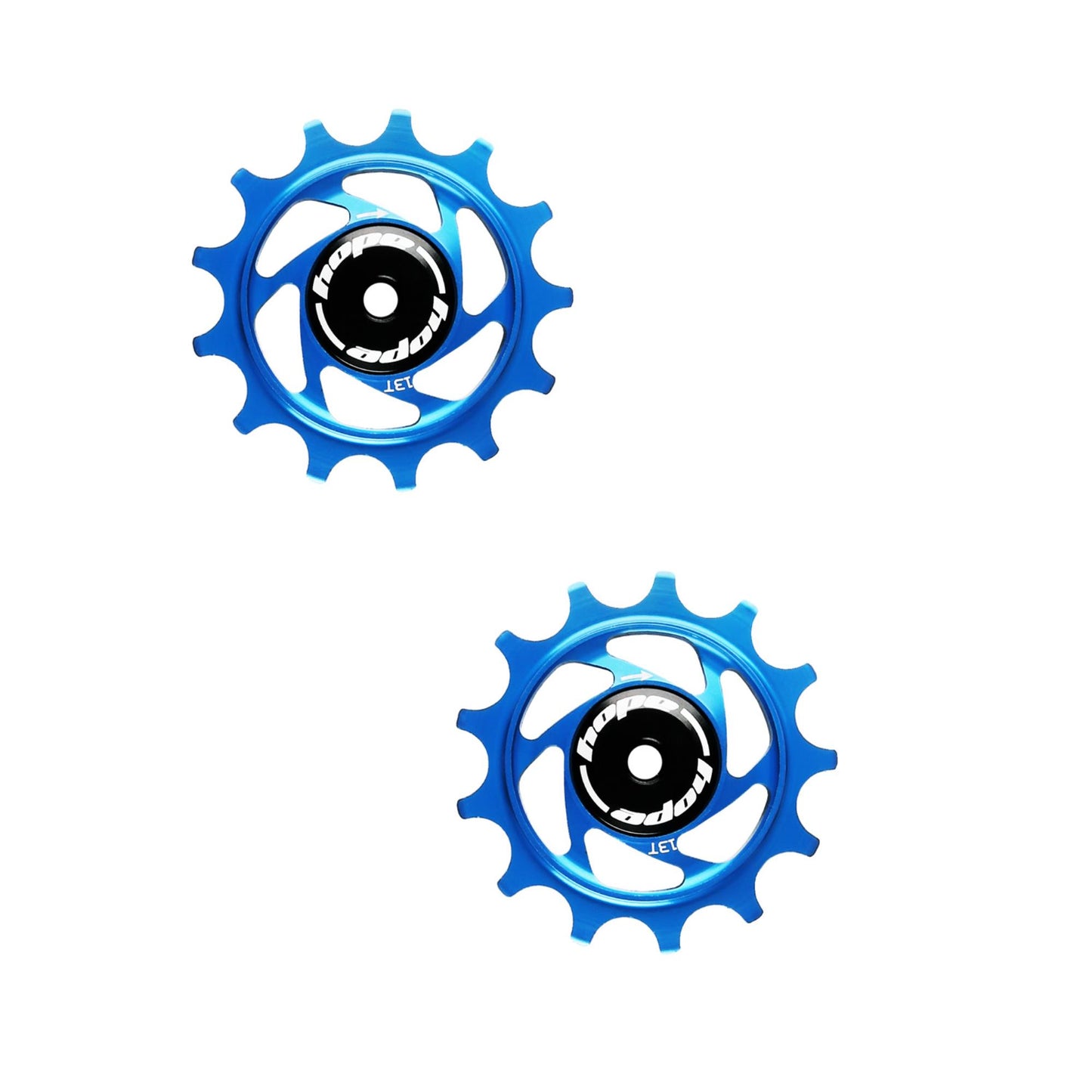 Hope 13 Tooth Jockey Wheels-13 Tooth-Blue-BRINK