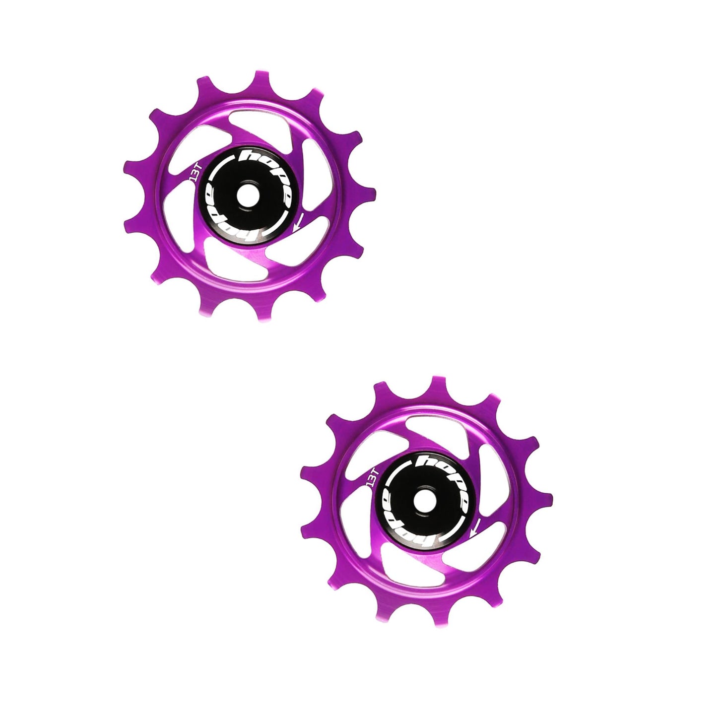 Hope 13 Tooth Jockey Wheels-13 Tooth-Purple-BRINK