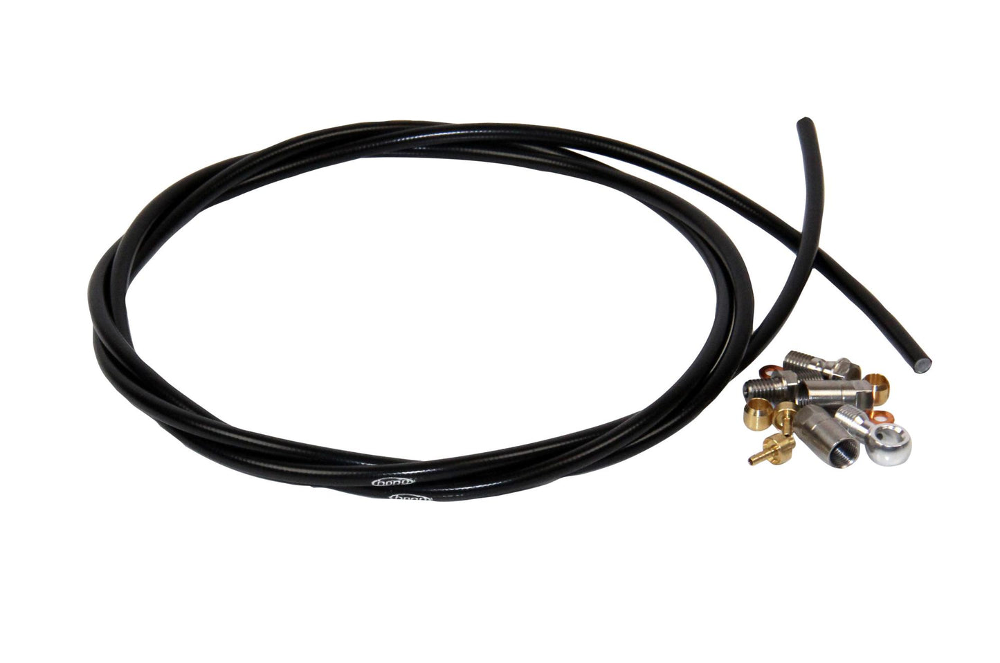 Hope 5mm Black Hose inc 90 and Straight Connectors-BRINK