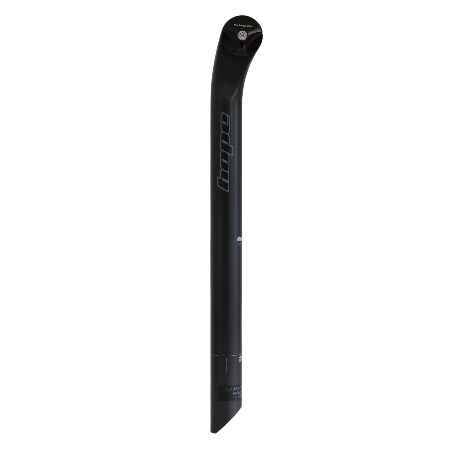 Hope Carbon Seatpost 31.6 x 400mm-31.6 x 400mm-Black-Elliptical Rail-BRINK