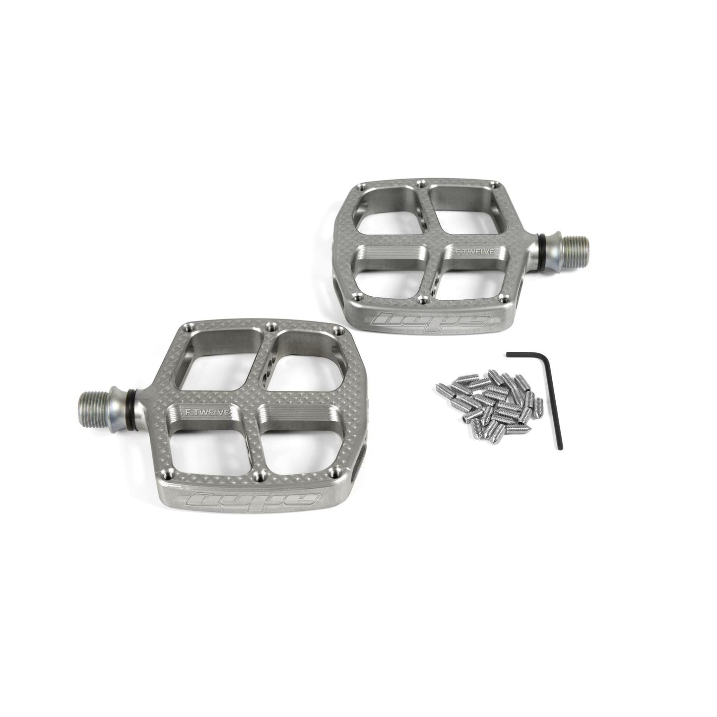 Hope Kids F12 Pedals-SIlver-BRINK