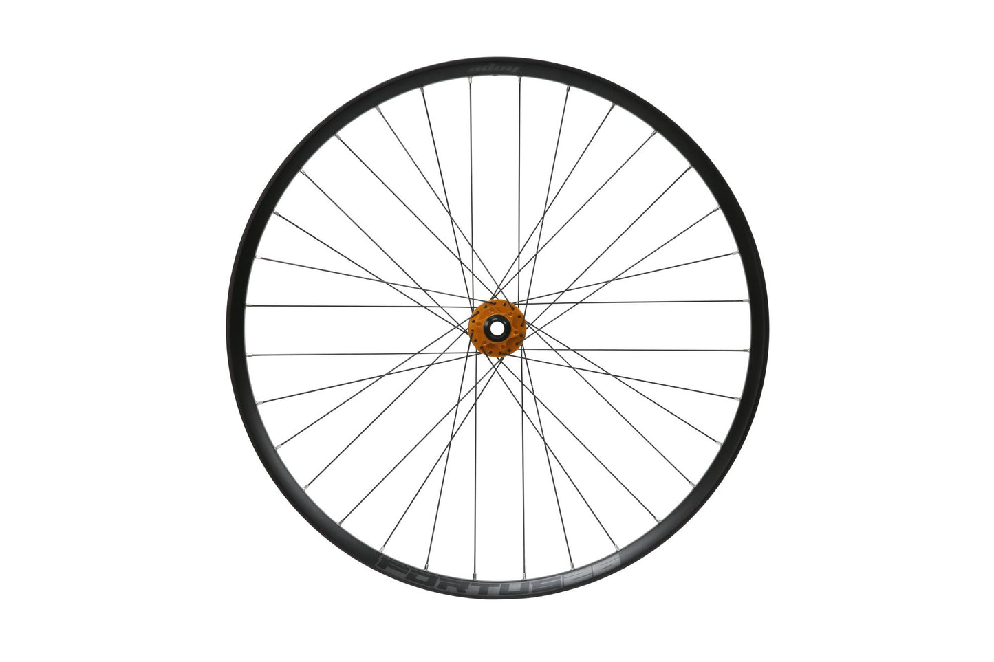 Hope Pro 5 Boost Front Wheel | Fortus 26 | 6-Bolt-27.5-Orange-BRINK