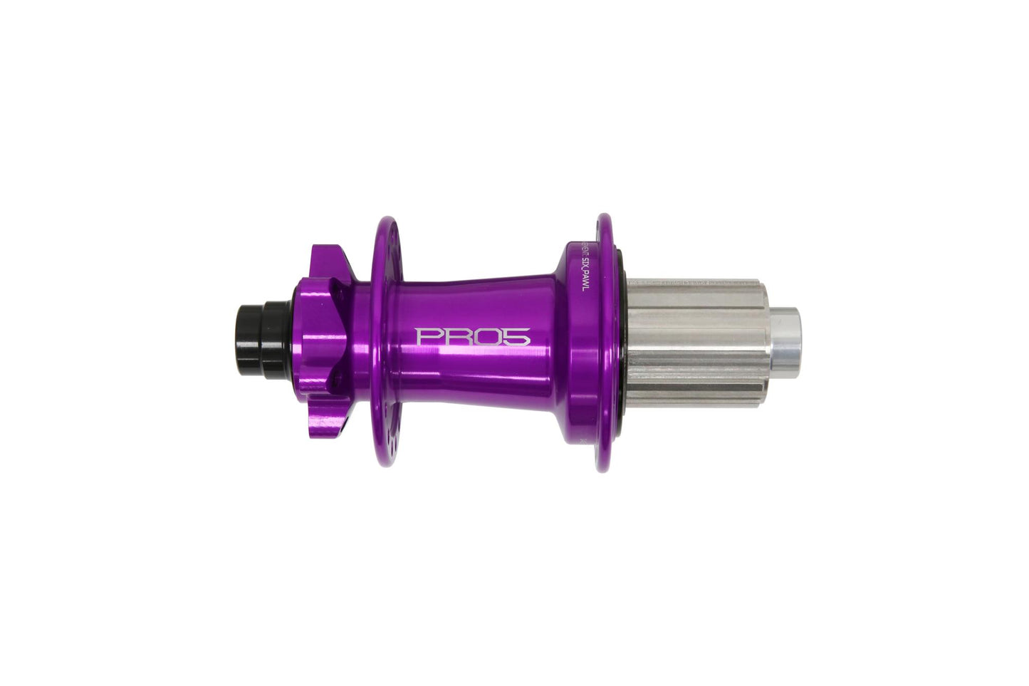 Hope Pro 5 Boost Rear Hub | J-Bend | 6-Bolt-24h-Purple-HG Steel-BRINK