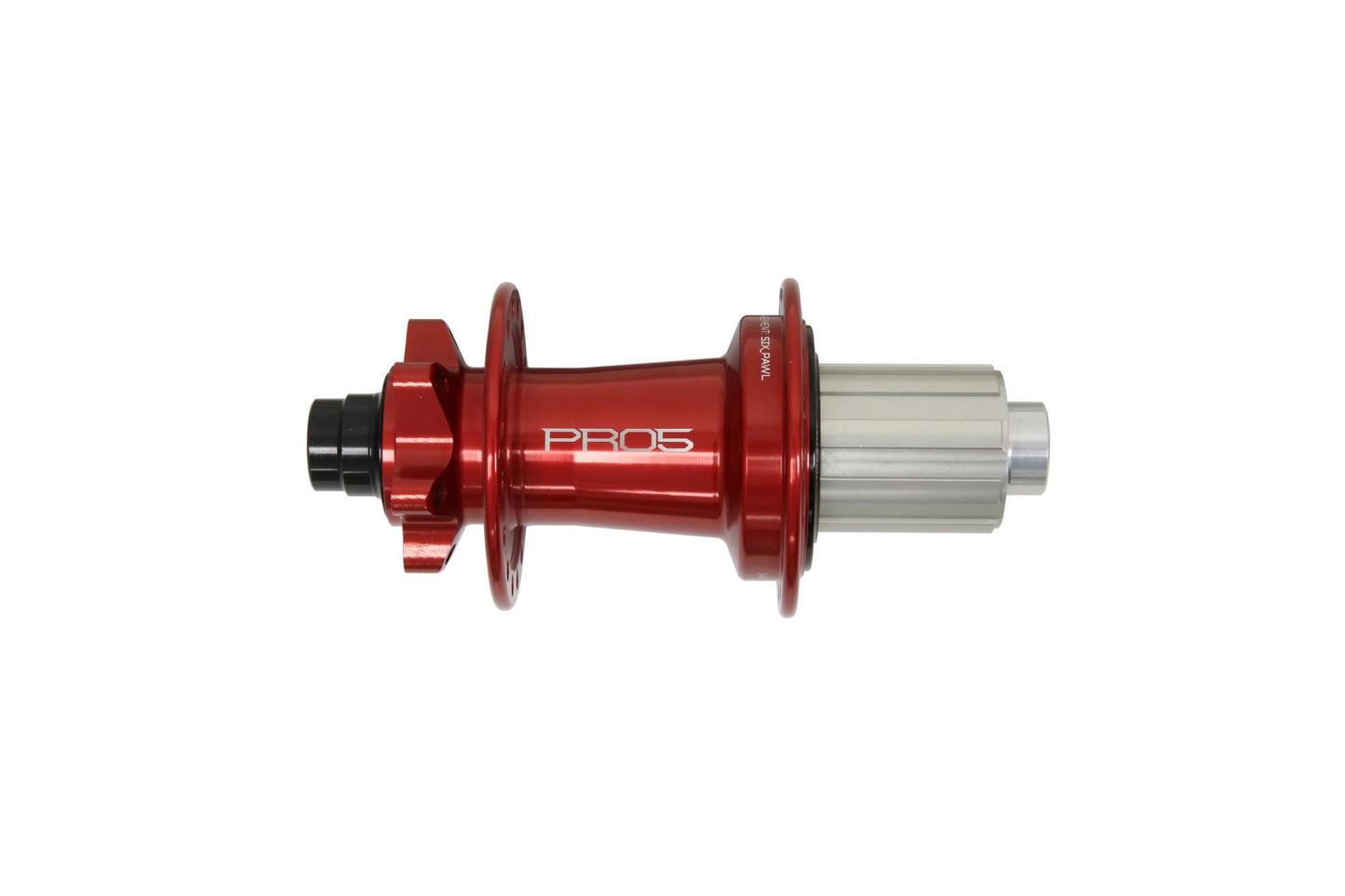 Hope Pro 5 Boost Rear Hub | J-Bend | 6-Bolt-24h-Red-HG Aluminium-BRINK